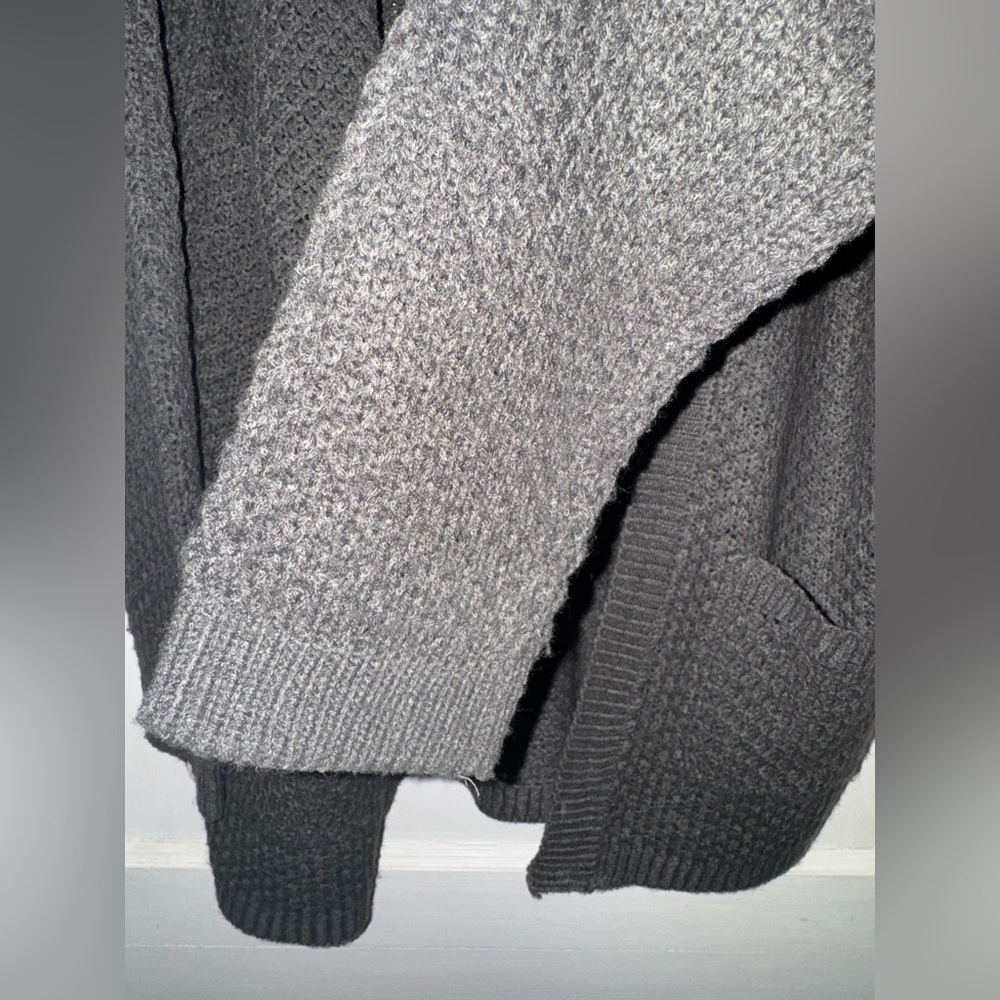 Cozy Queen Gray Women's Cardigan Sweater - Picture 7 of 10